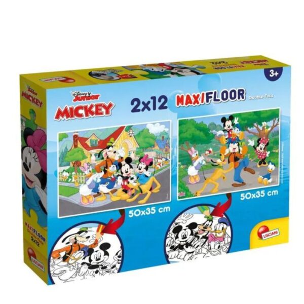 DISNEY PUZZLE SUPERMAXI 2 x 12 MICKEY