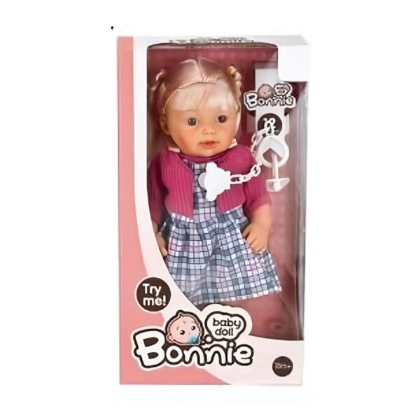 BONNIE BABY DOLL WITH PACIFIER (12 INCHES)