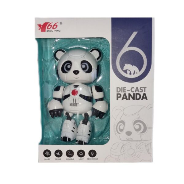 Alloy PANDA toy W/ light & music