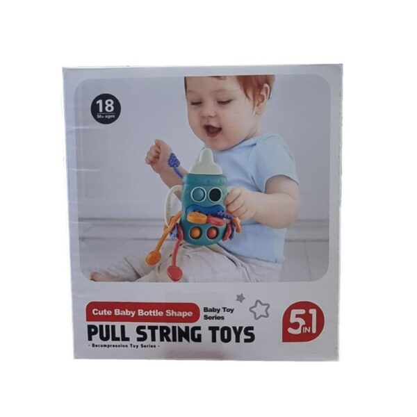 5in1  Milk Bottle / Pull String