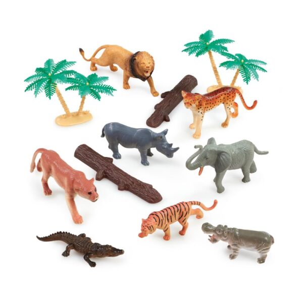 ADDO Awesome Animal Disc Jungle Tub V2 – Jungle Animal Toy Playset | Creative & Educational Toy for Kids - Image 2