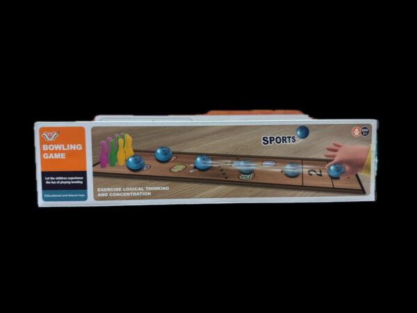 Mini Bowling, Curling Set for Kids & Family – Foldable Indoor/Outdoor Game (10 Bowling Pins and 6 Bowling Balls\Curling) - Image 5
