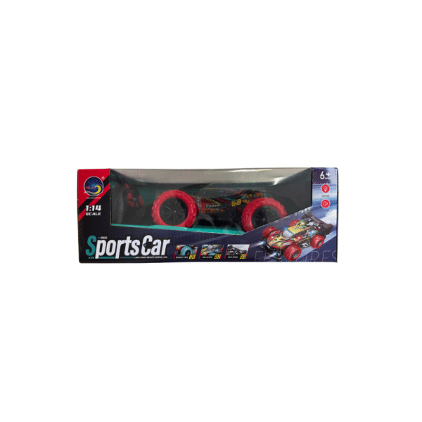 RC Sports Car PVC Shell 1:14 Scale  – LED Lights, Spray & All‑Terrain Tires - Image 5
