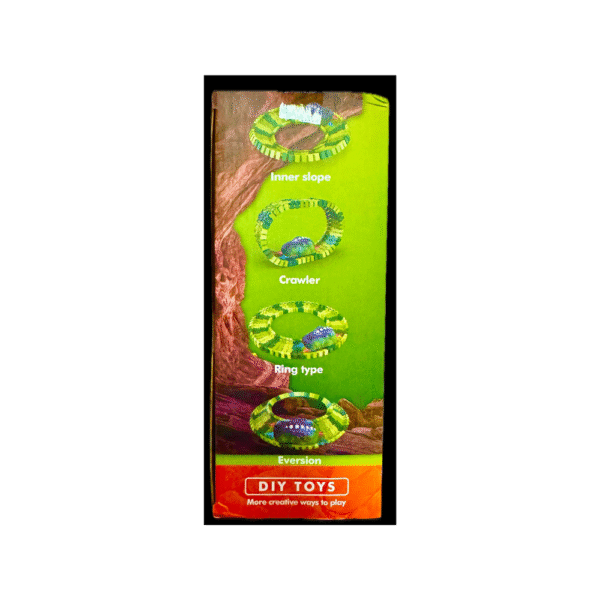 Dinosaur Track Construction Toy – 183‑Piece DIY Set - Image 3