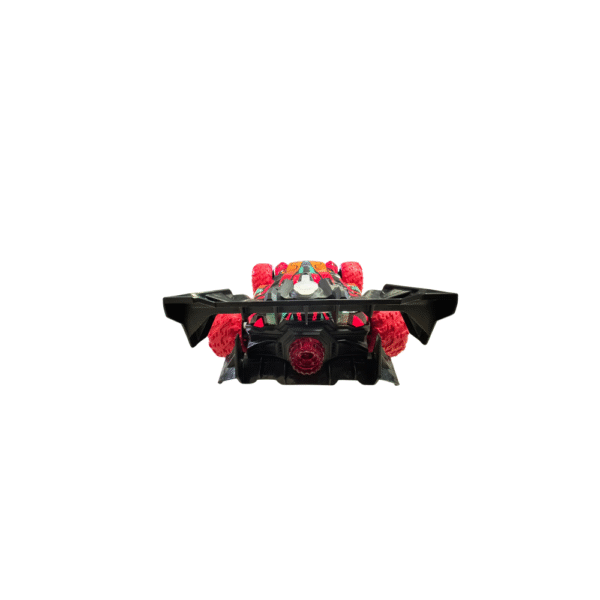 RC Sports Car PVC Shell 1:14 Scale  – LED Lights, Spray & All‑Terrain Tires - Image 2