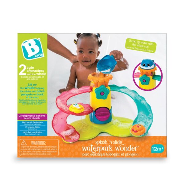 Bkids Splash & Slide Waterpark Wonder Creative Bath Toy for Kids